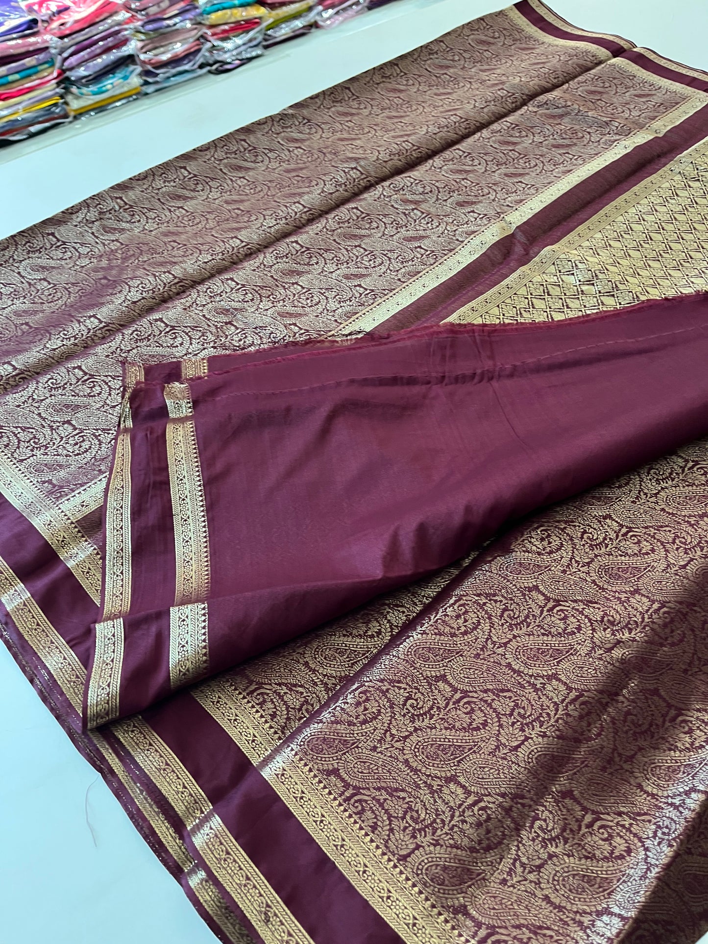 Banarasi brocade soft silk