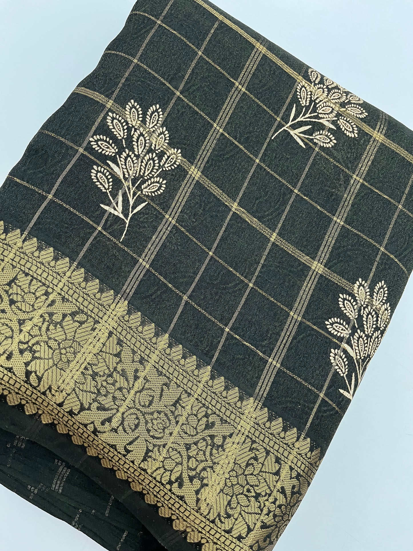 Ju4 Tussar Chiffon