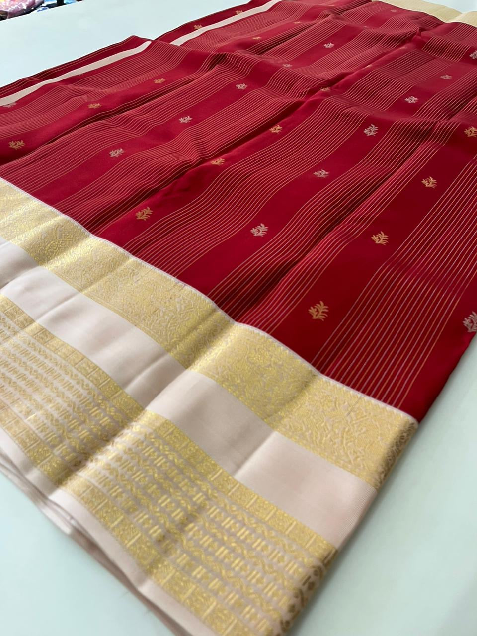 Dark Pink x Light Pink Kanchi Pattu Saree