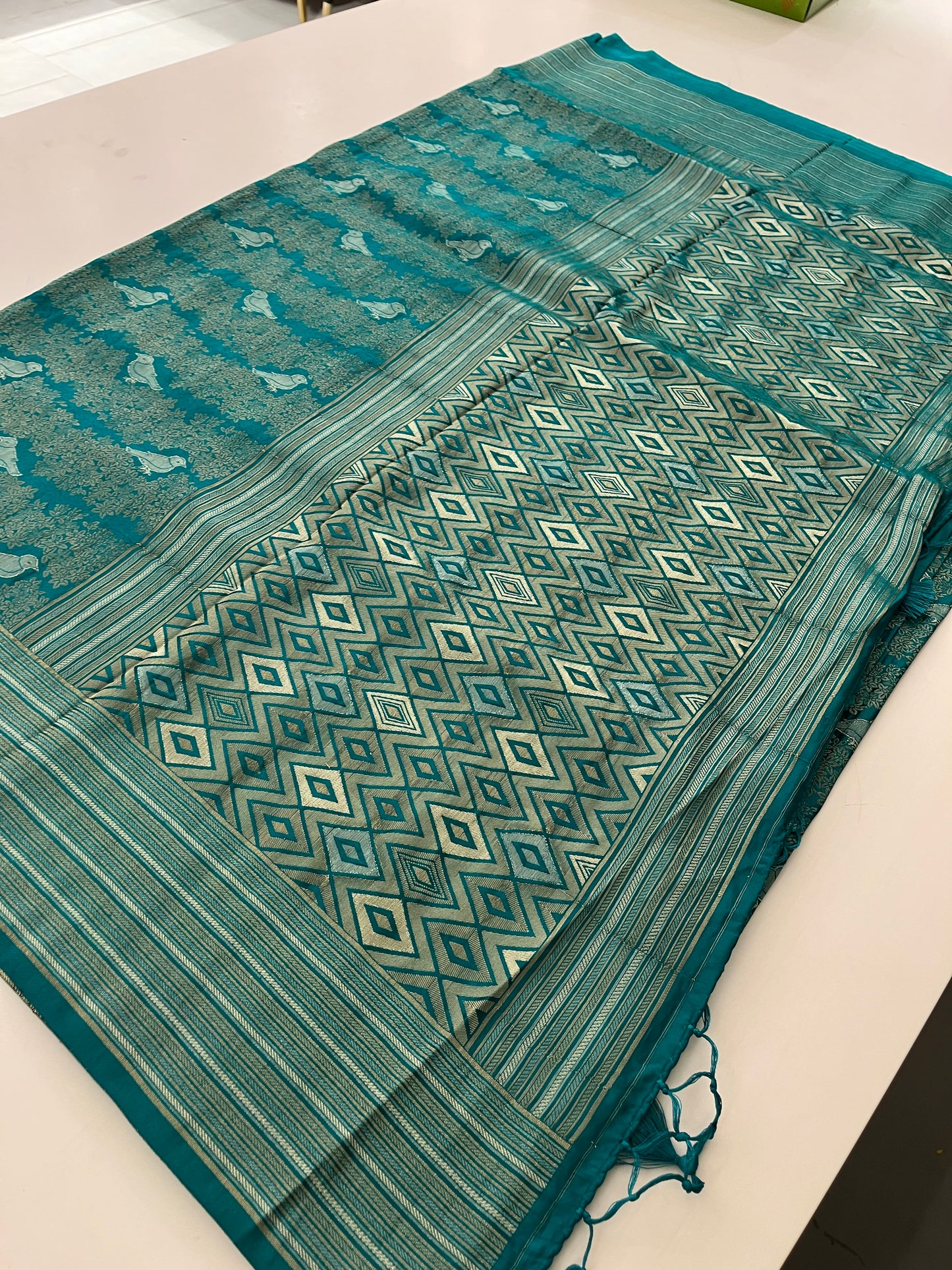 Banarasi crepe Brocade Saree