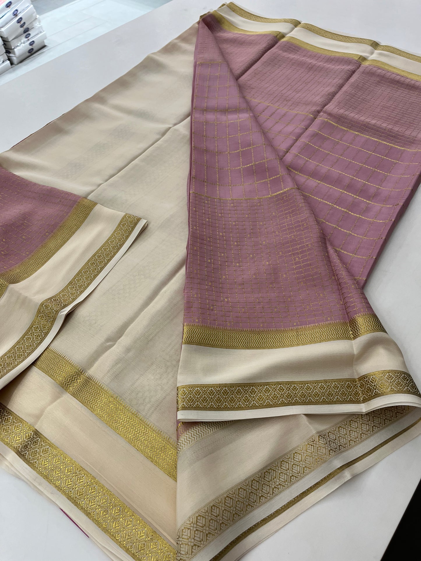 Pure Crepe Mysore Silk120 GSM