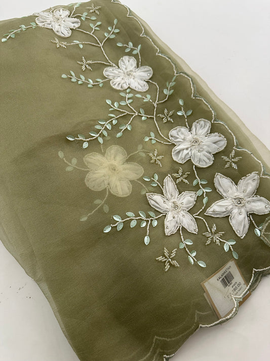 Organza Work Fancy Appliqué Work-M24