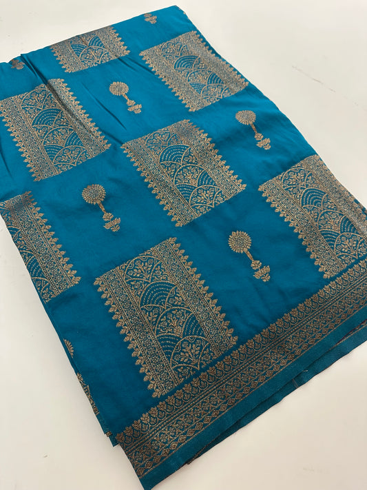 Kalamkari Tussar Printed-M26