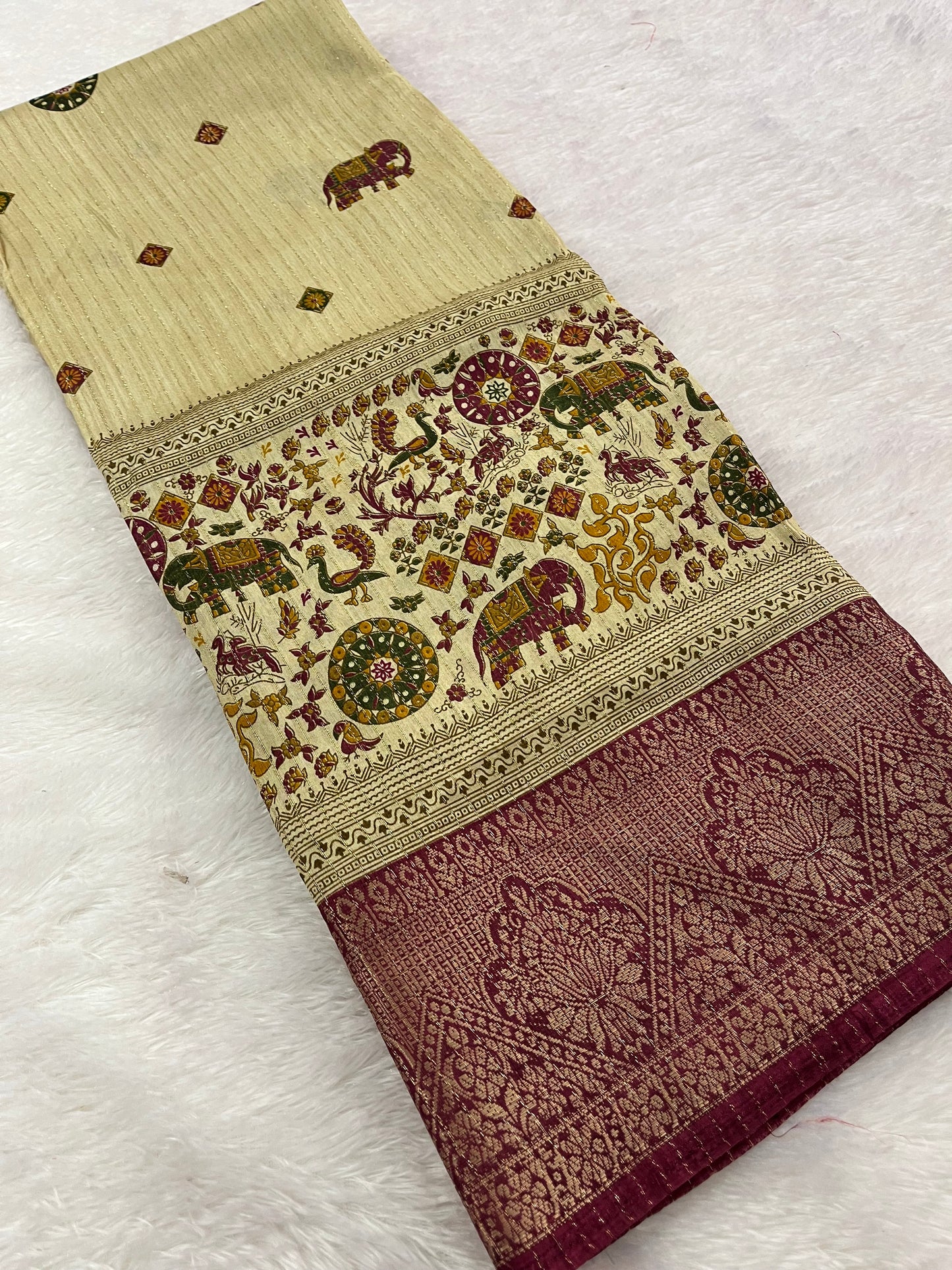 Tussar fancy