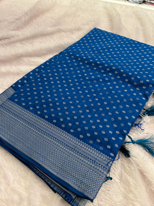 Tussar silver Butties