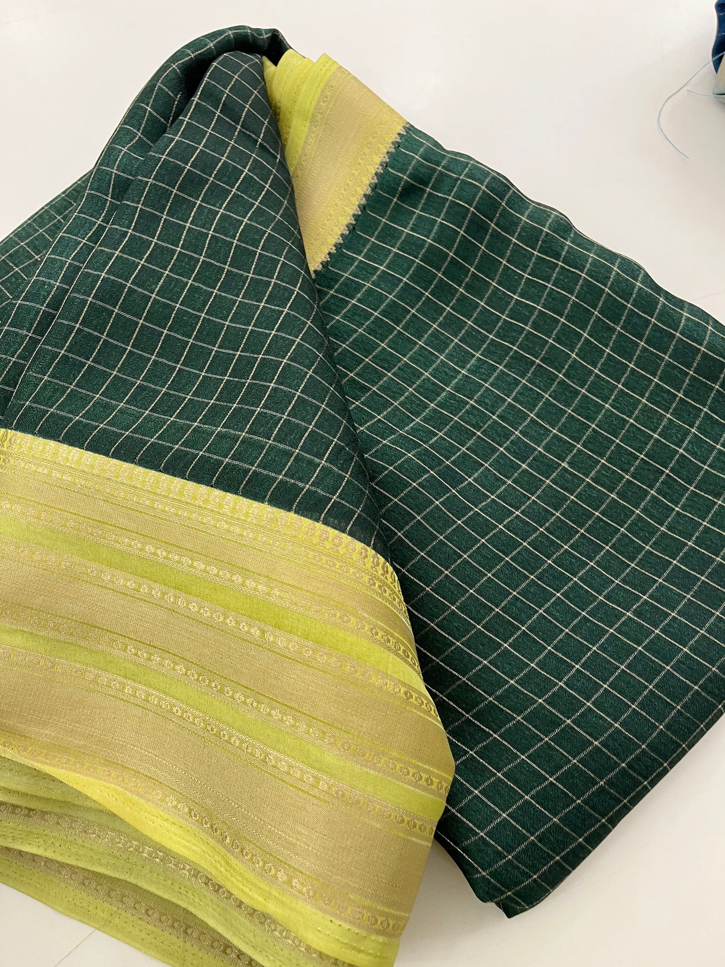 Crepe Chiffon Saree