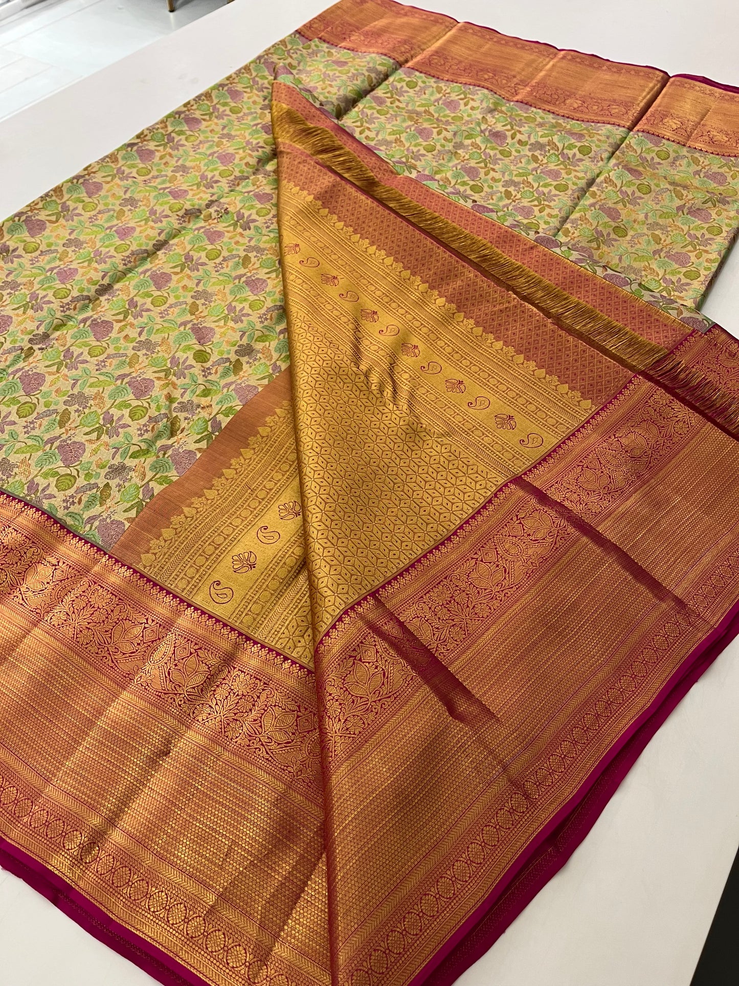 Pure Kanchi Silk Saree