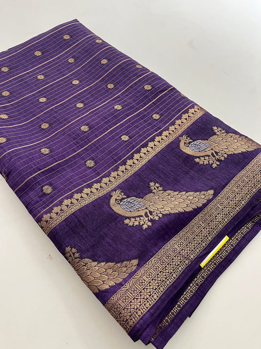 Tussar Fancy saree