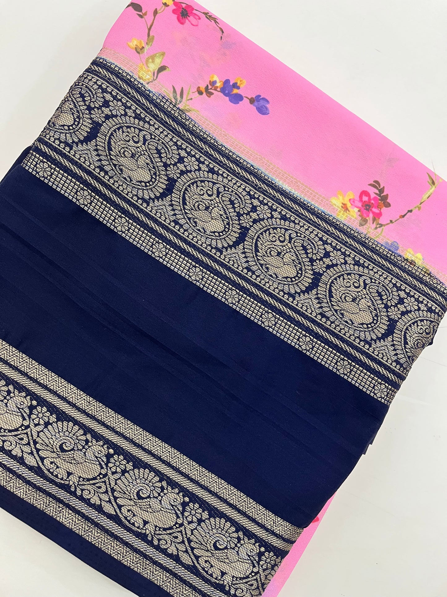 Ju10 Printed Semi Mysore Silk