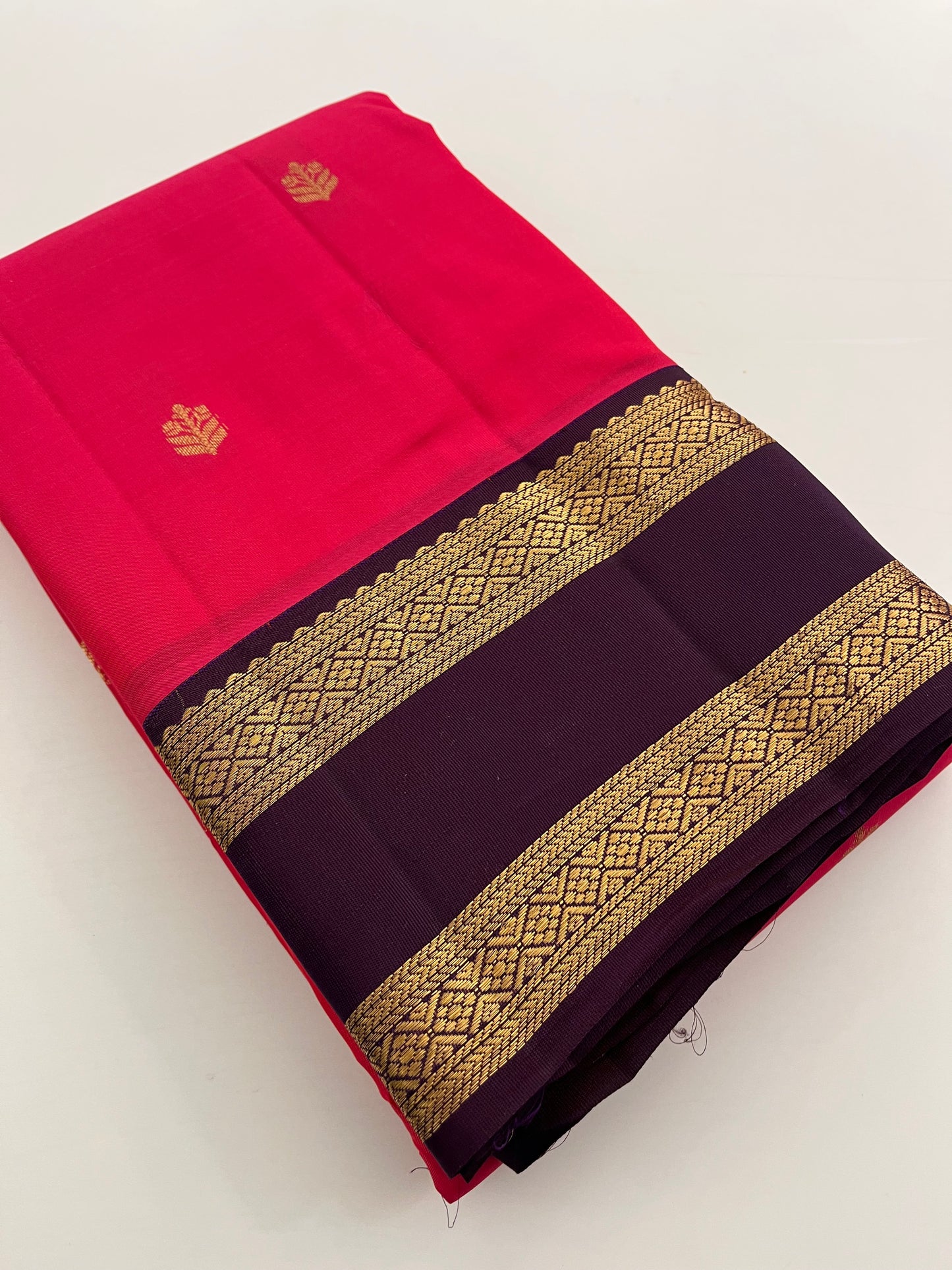 Pure Kanchipuram silk saree with silk mark certified
