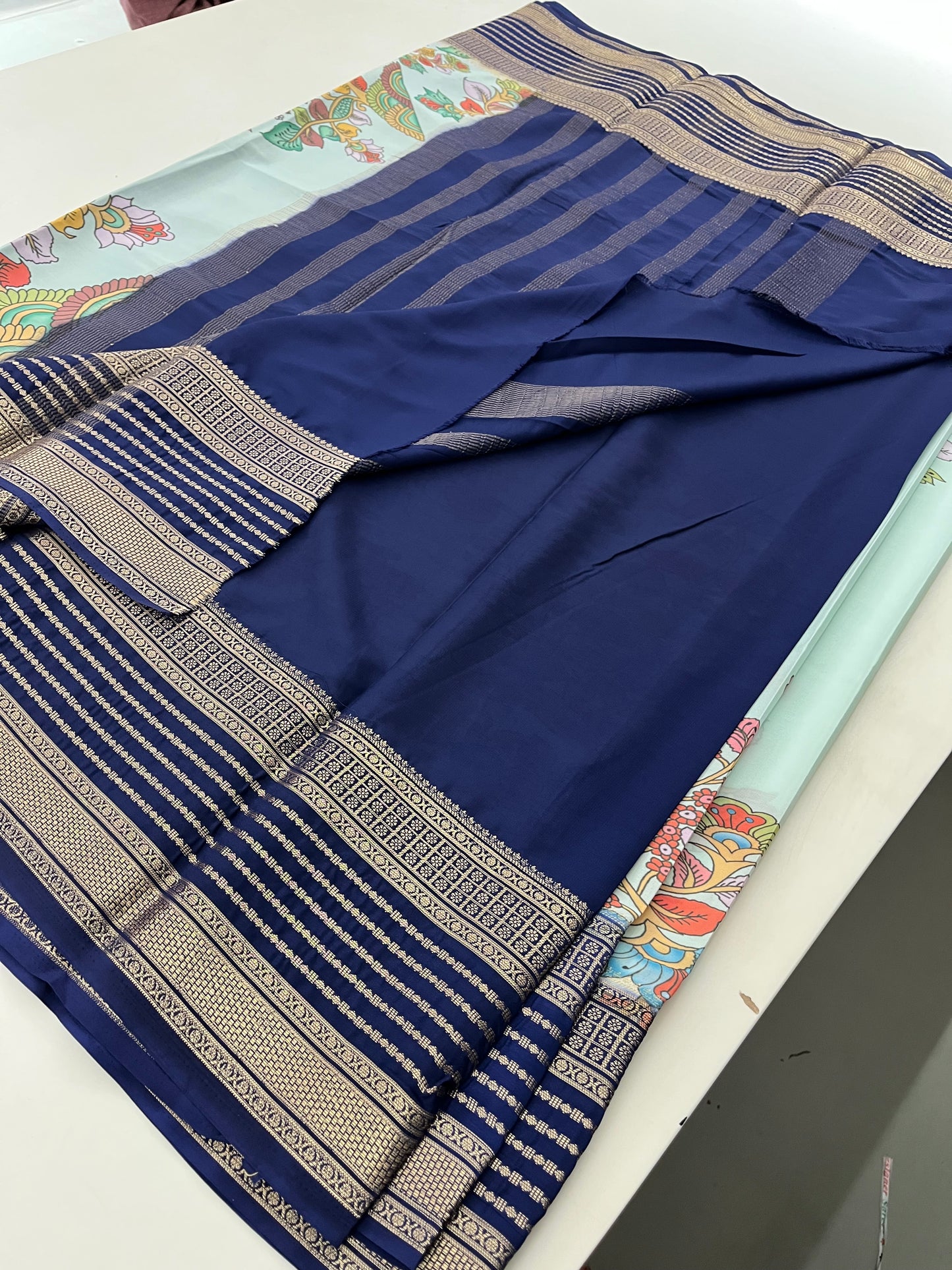 Ju10 Printed Semi Mysore Silk