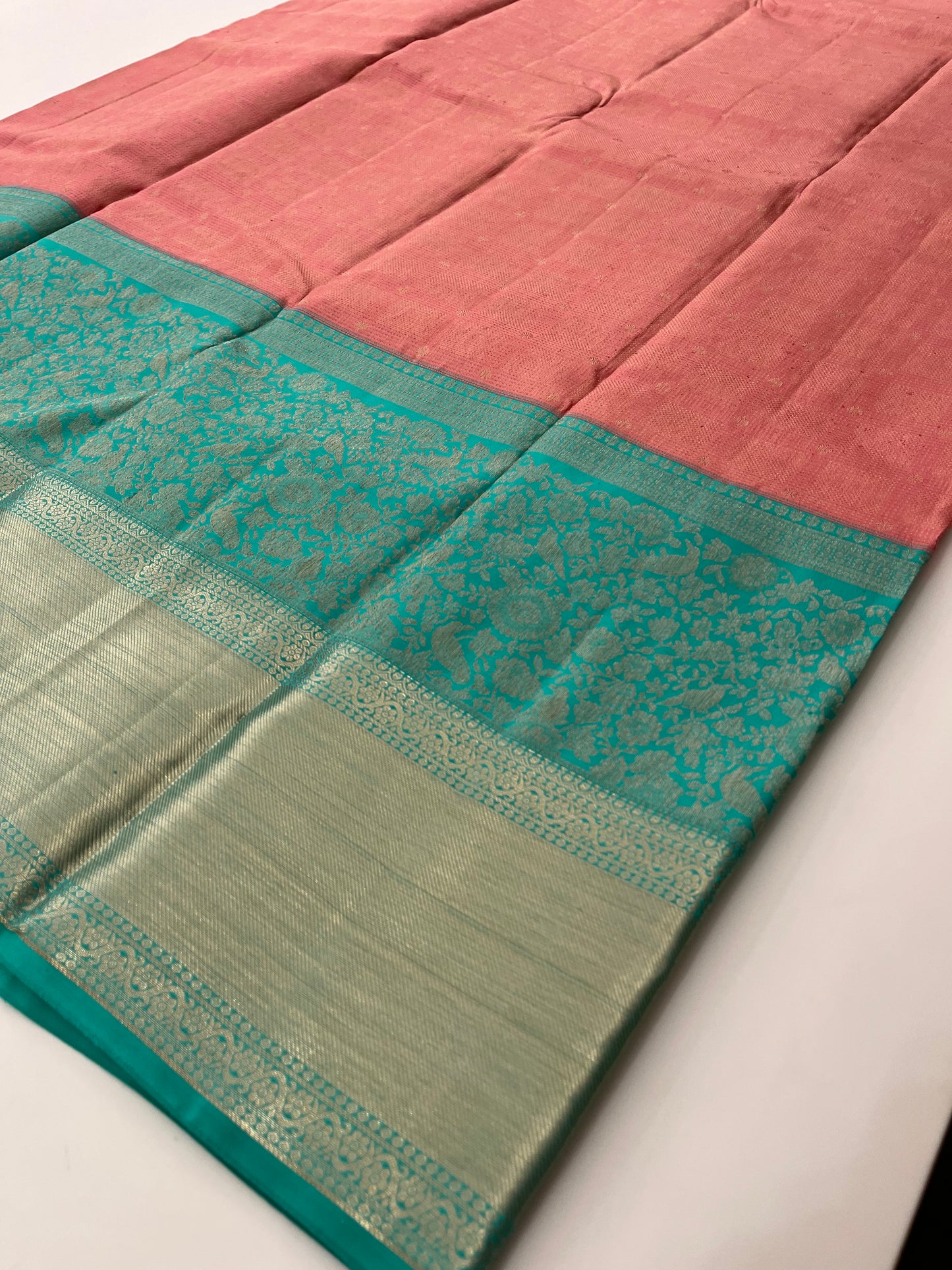 Pure Kanchipuram silk saree with silk mark certified