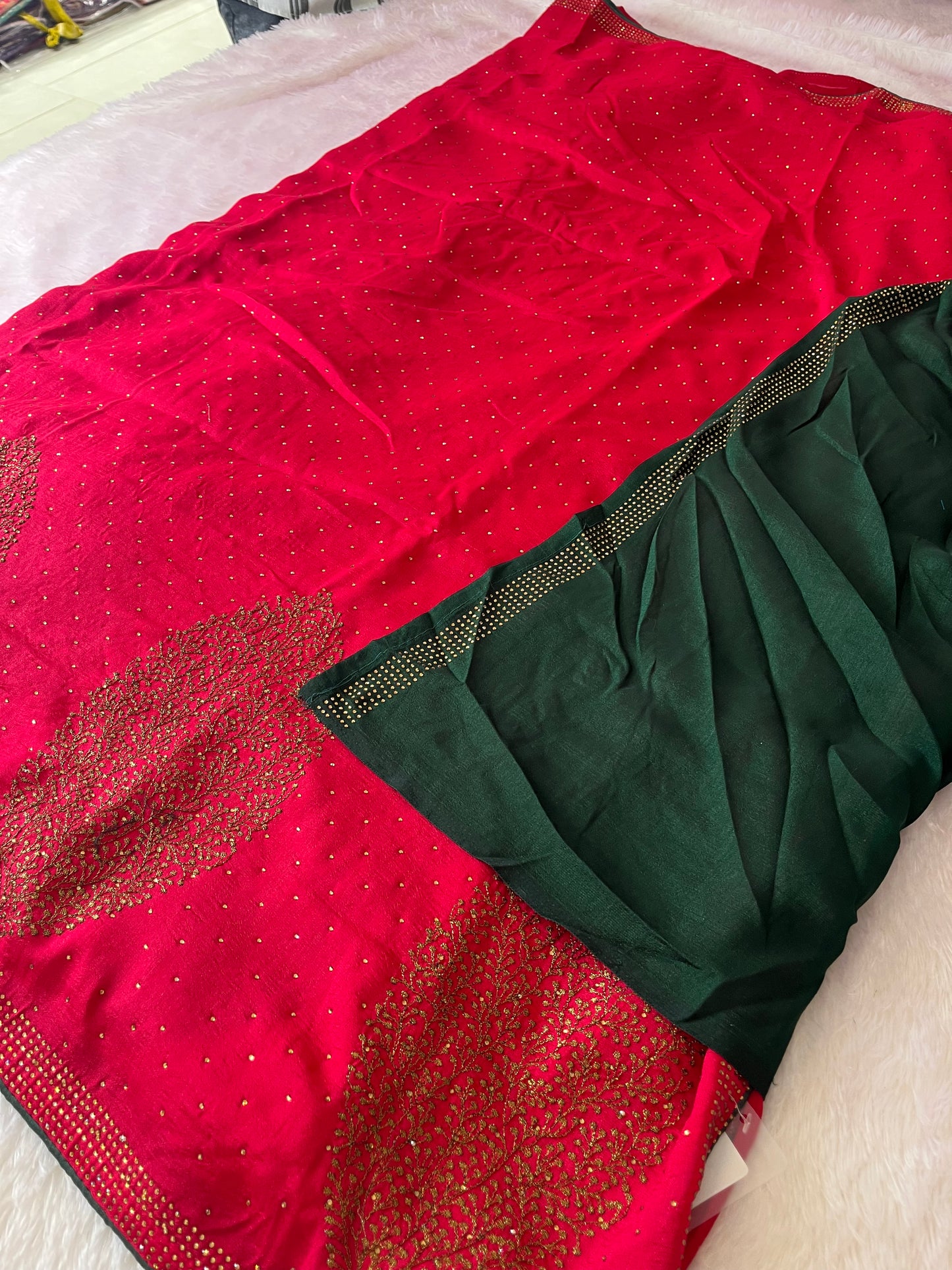 Tussar Work Fancy Saree