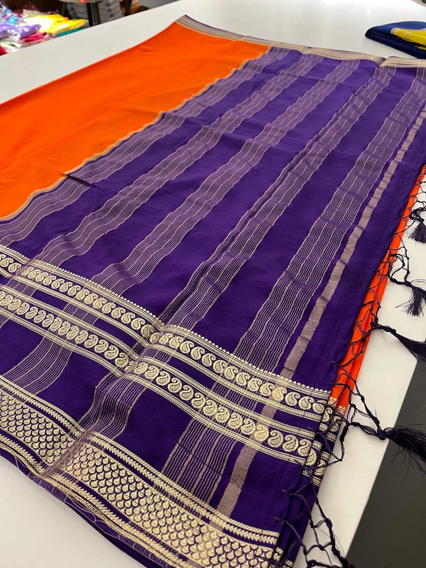 Premium Crape Banarasi