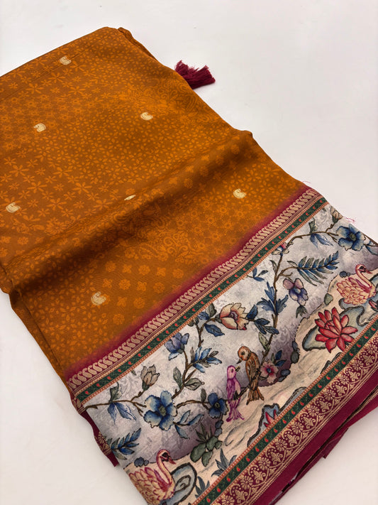 Crape banarasi fancy