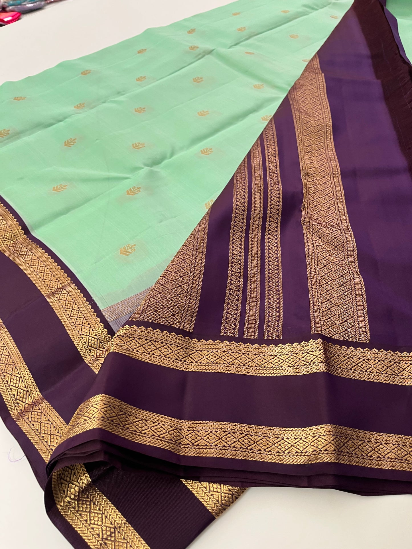 Pure Kanchipuram silk saree with silk mark certified