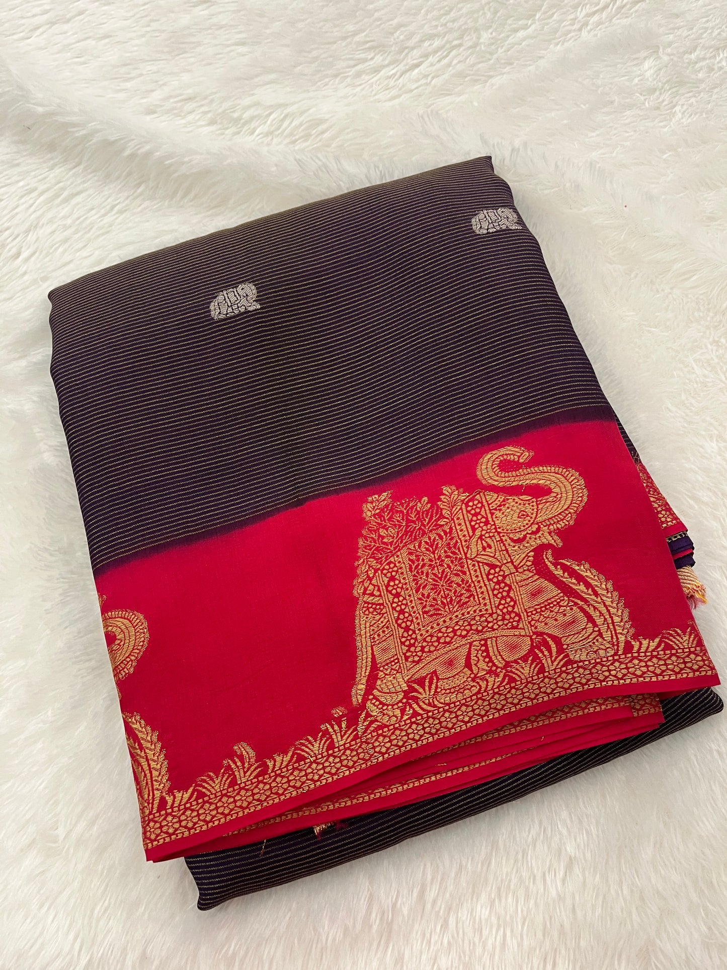 M3 Banarasi crape viscose