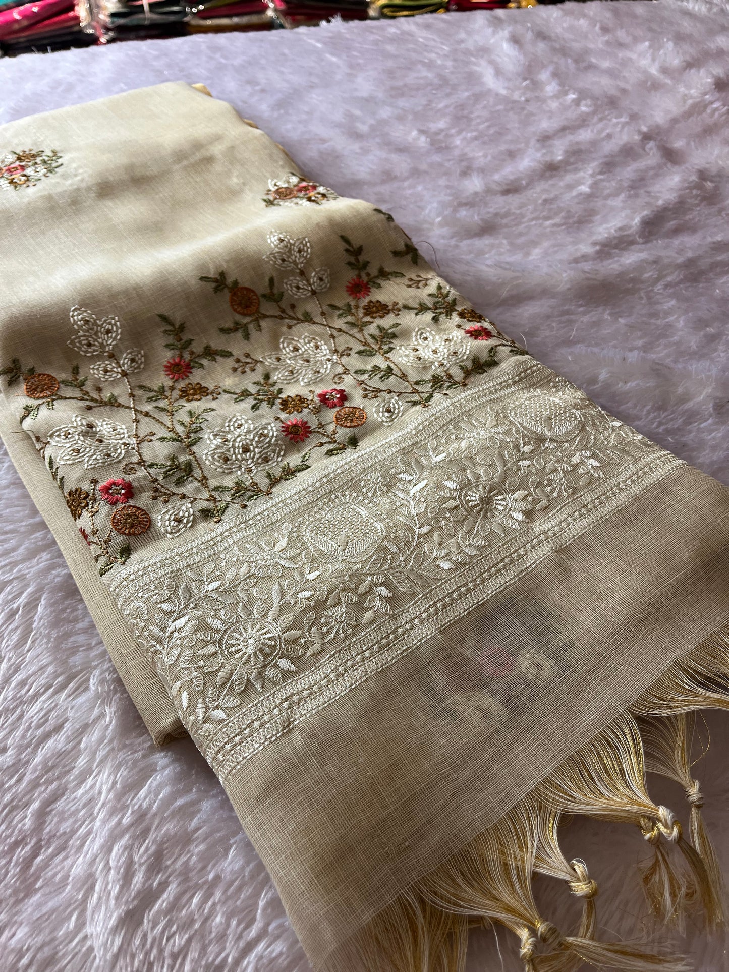 Linen Designer Embroidery