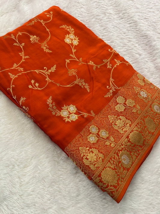 Pure Designer Satin Crape-M14