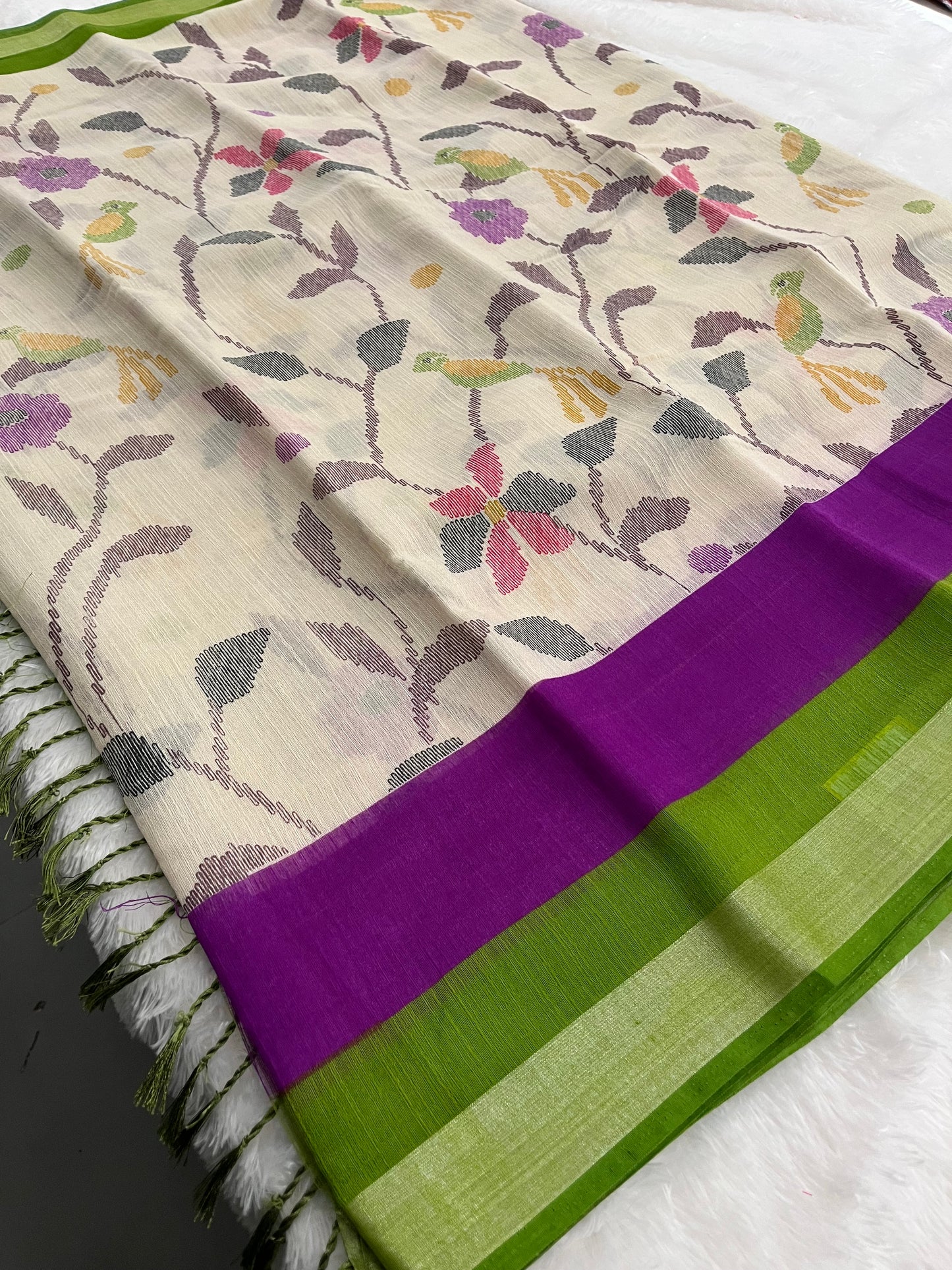 M10 linen chiffon