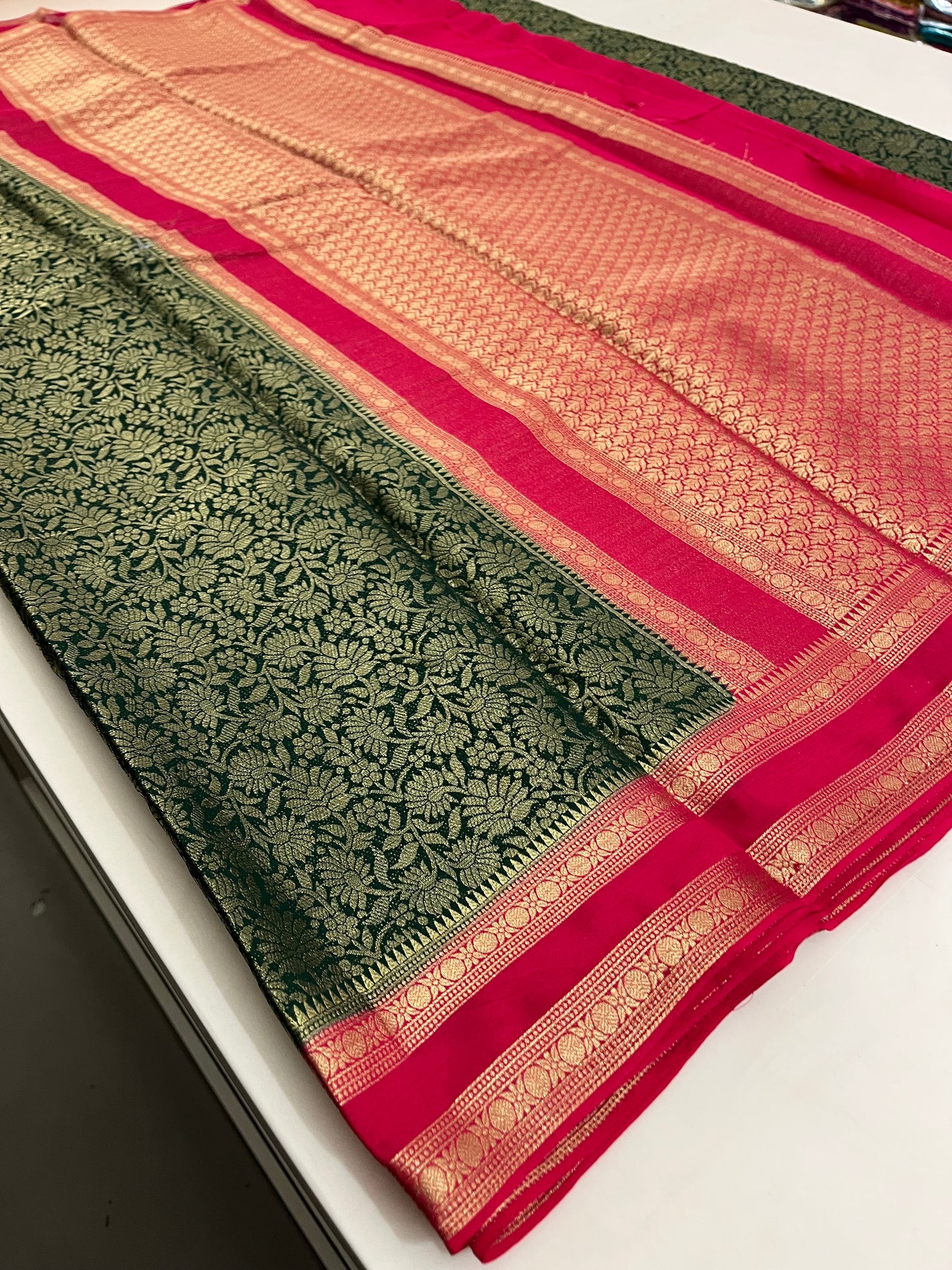 Brocade Banarasi soft silk