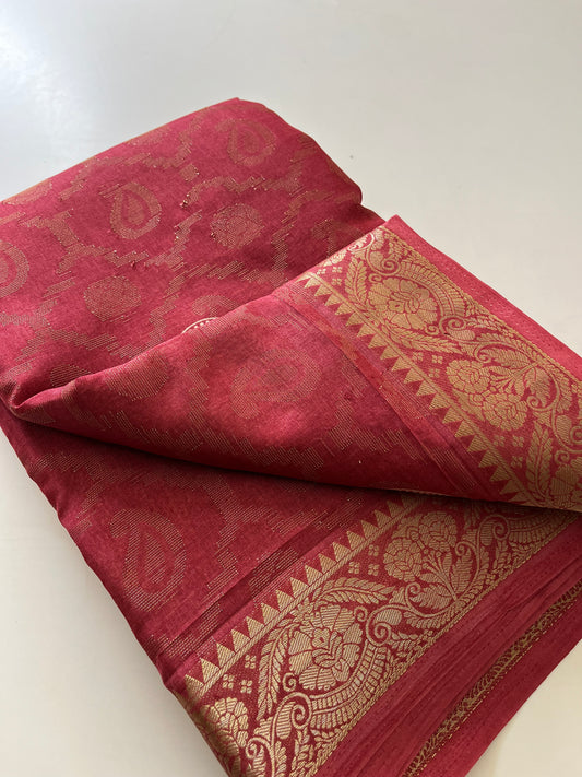 Tussar fancy saree