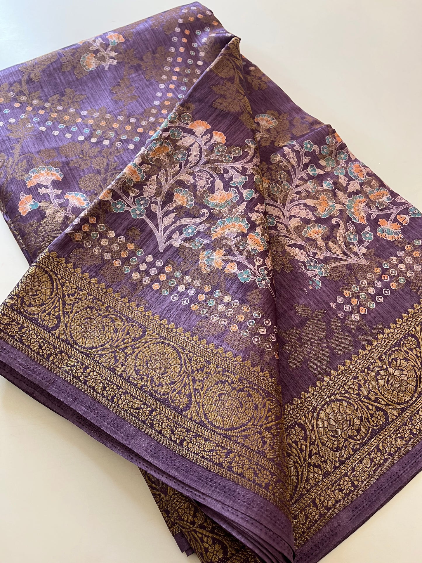 Tussar Printed Fancy