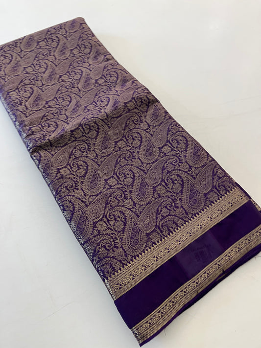 Banarasi brocade soft silk