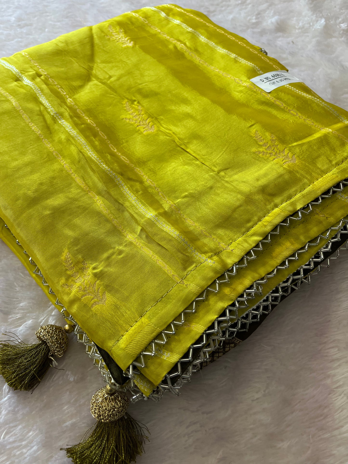 Designer Chinnon Silk CutDana Border