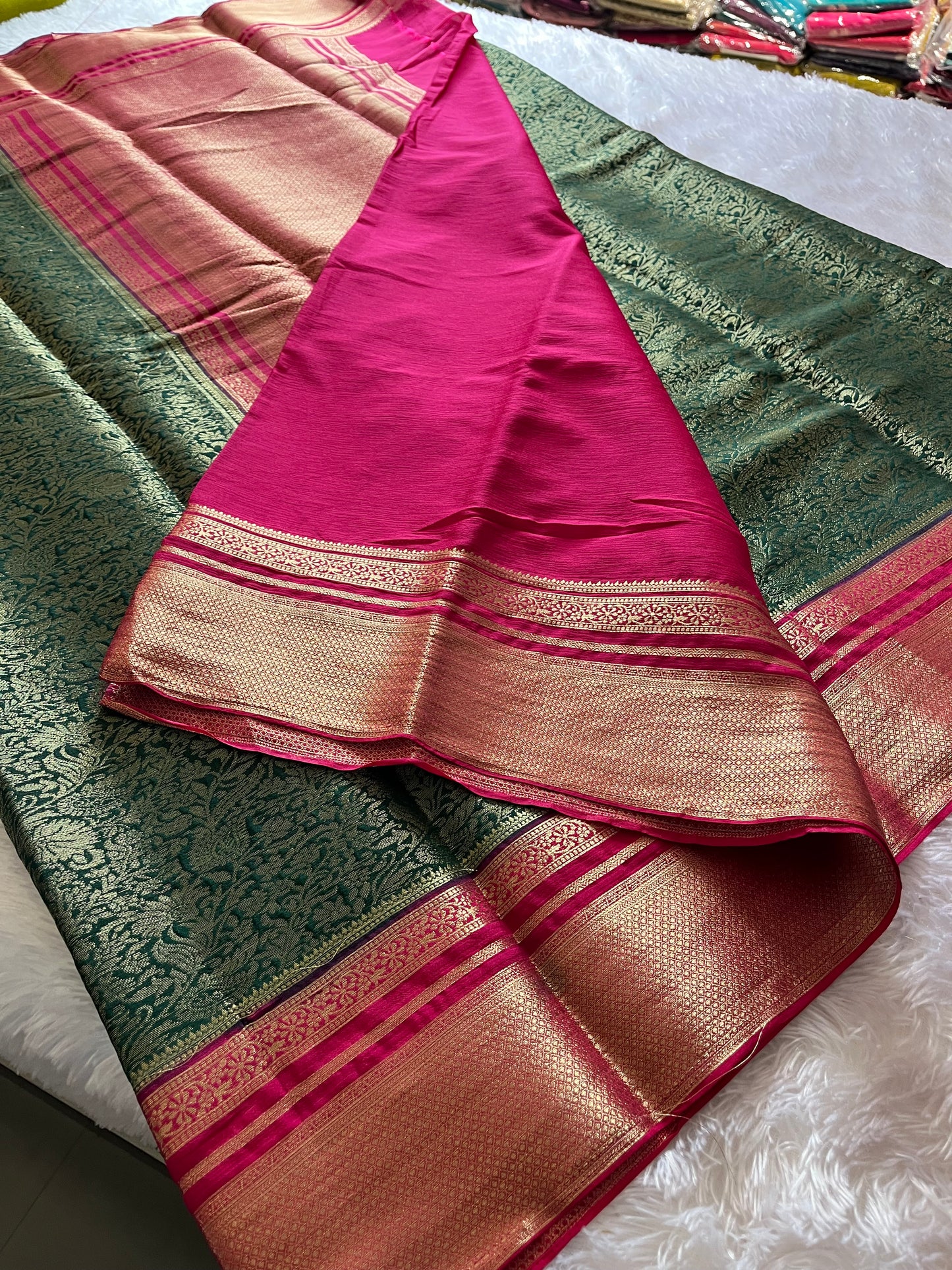 Banarasi Brocade soft silk