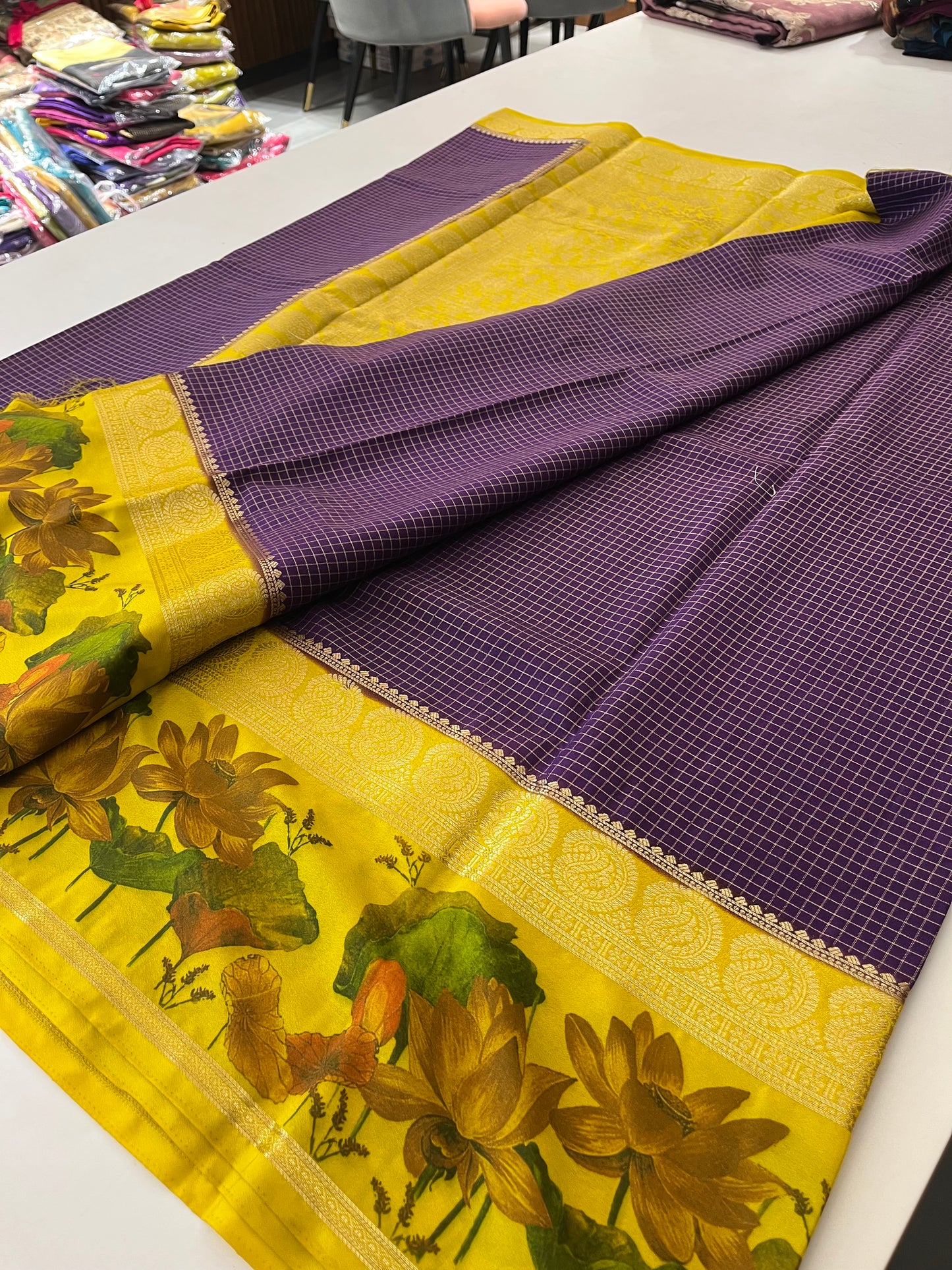 Designer crape Fancy