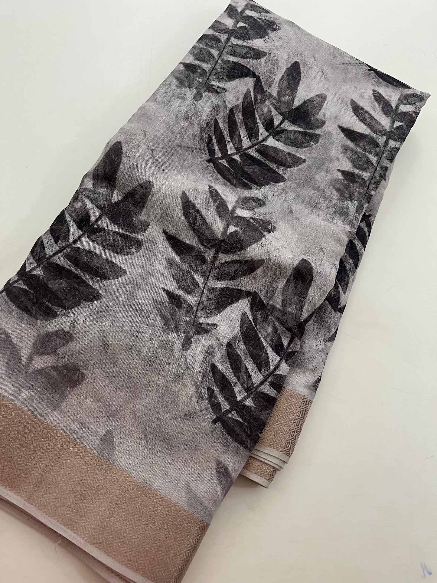 Ju7 Digital soft cotton printed saree