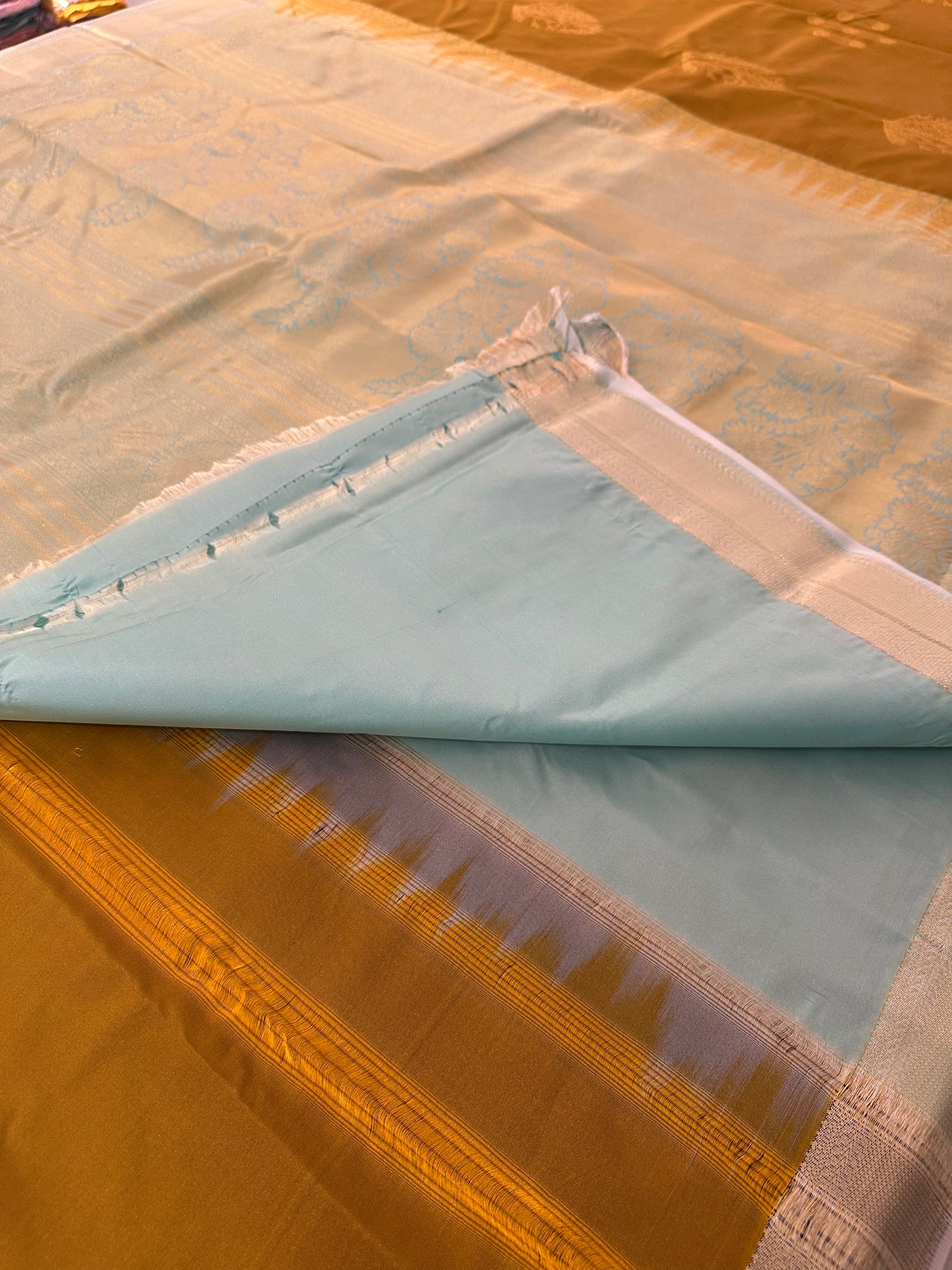 Semi Kanchi Silk Saree