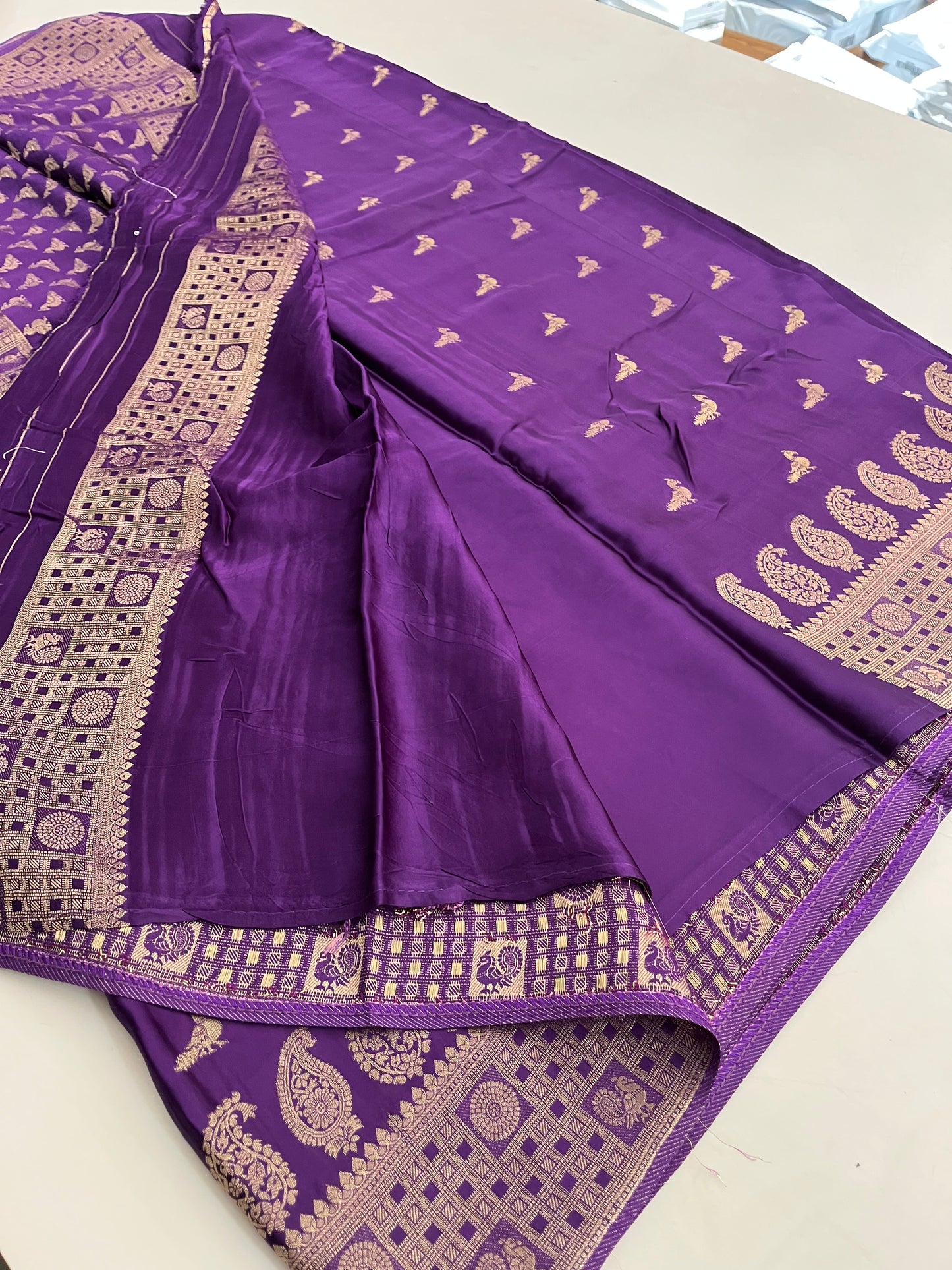 Pure Banarsi Satin Silk