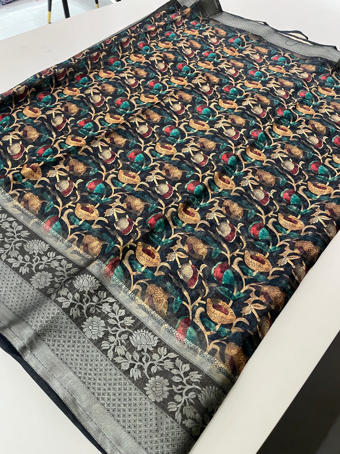 Premium printed Brosso Saree
