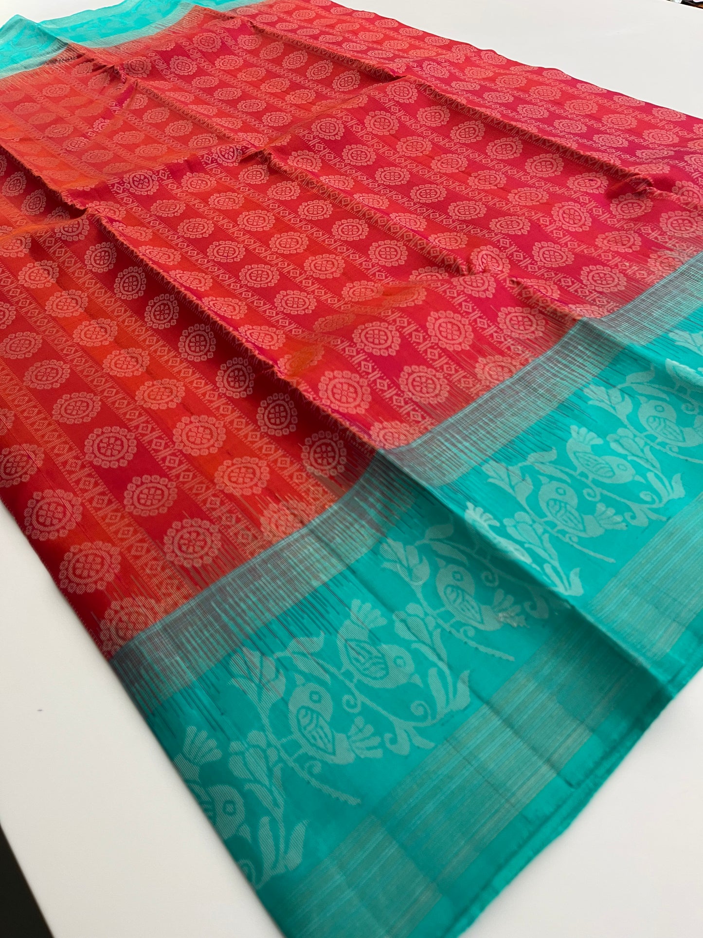 Pure Kanchipuram silk saree with silk mark certified