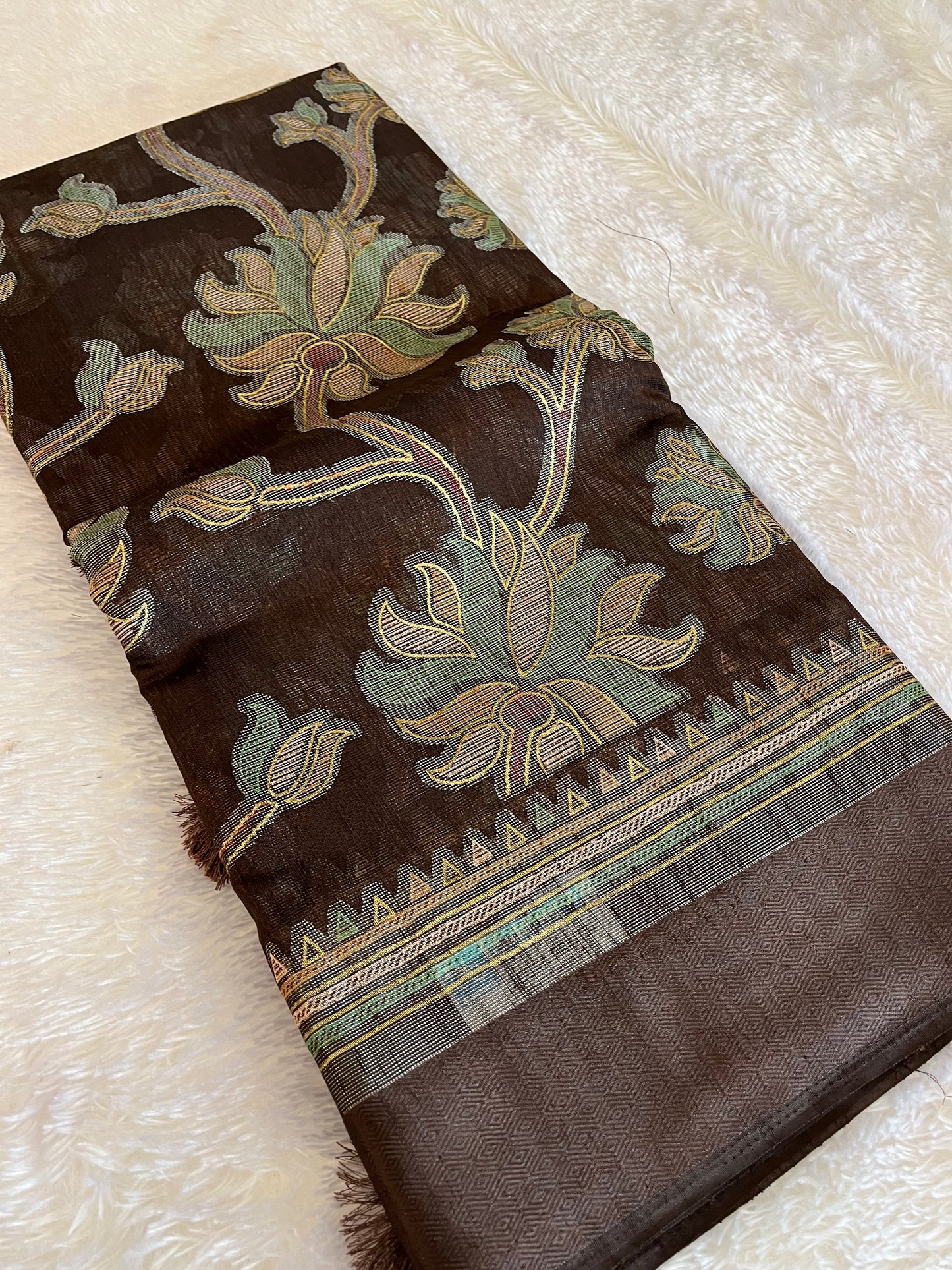 Linen chiffon