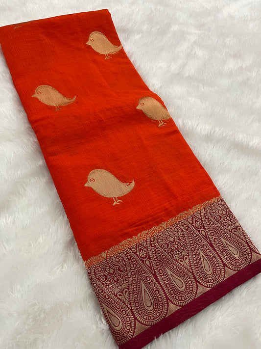 Crape Sparrow Buttas Fancy -F8