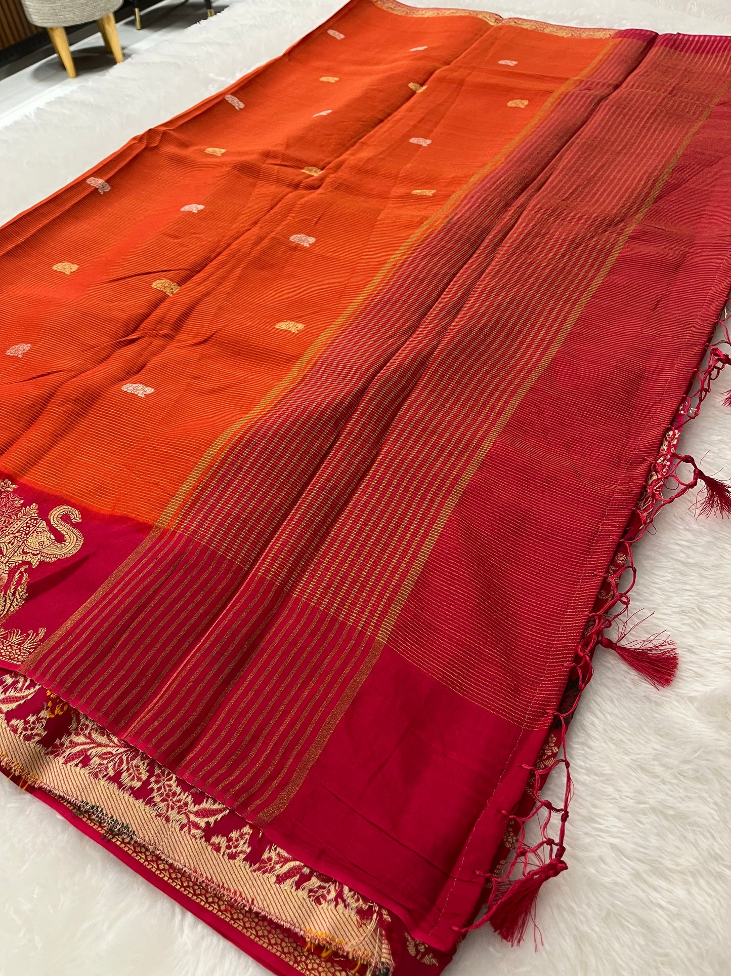 M3 Banarasi crape viscose