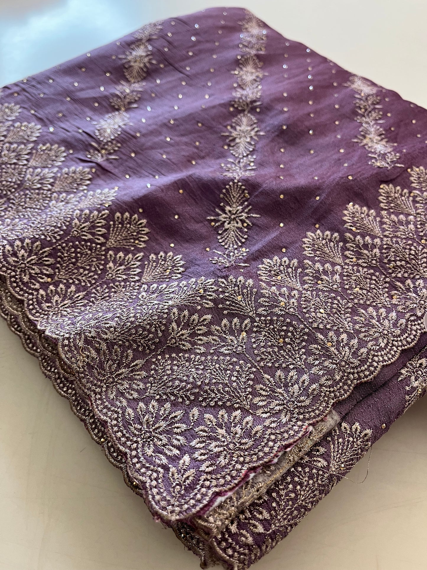 Tussar Work fancy saree-1016