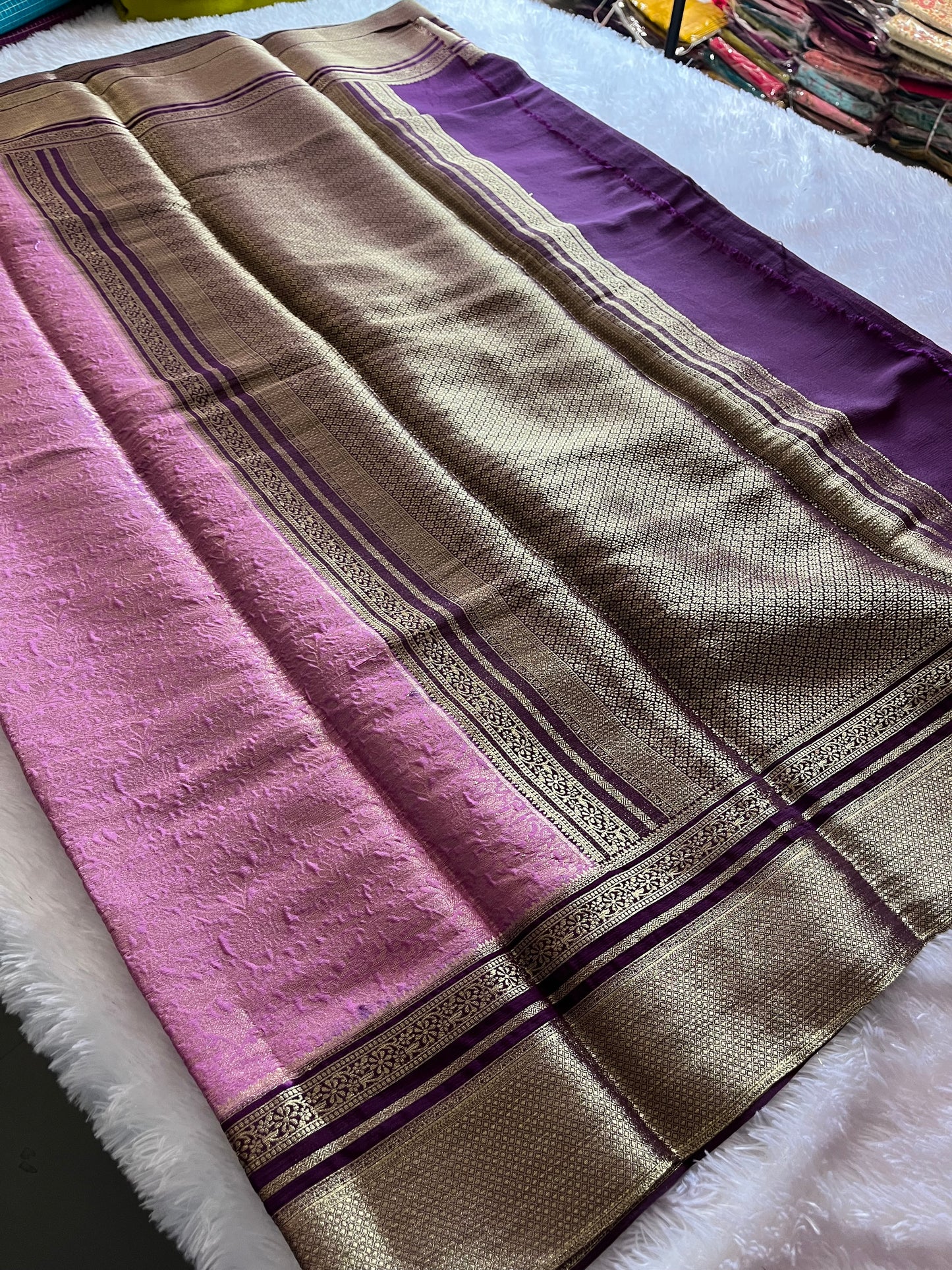 Banarasi Brocade soft silk