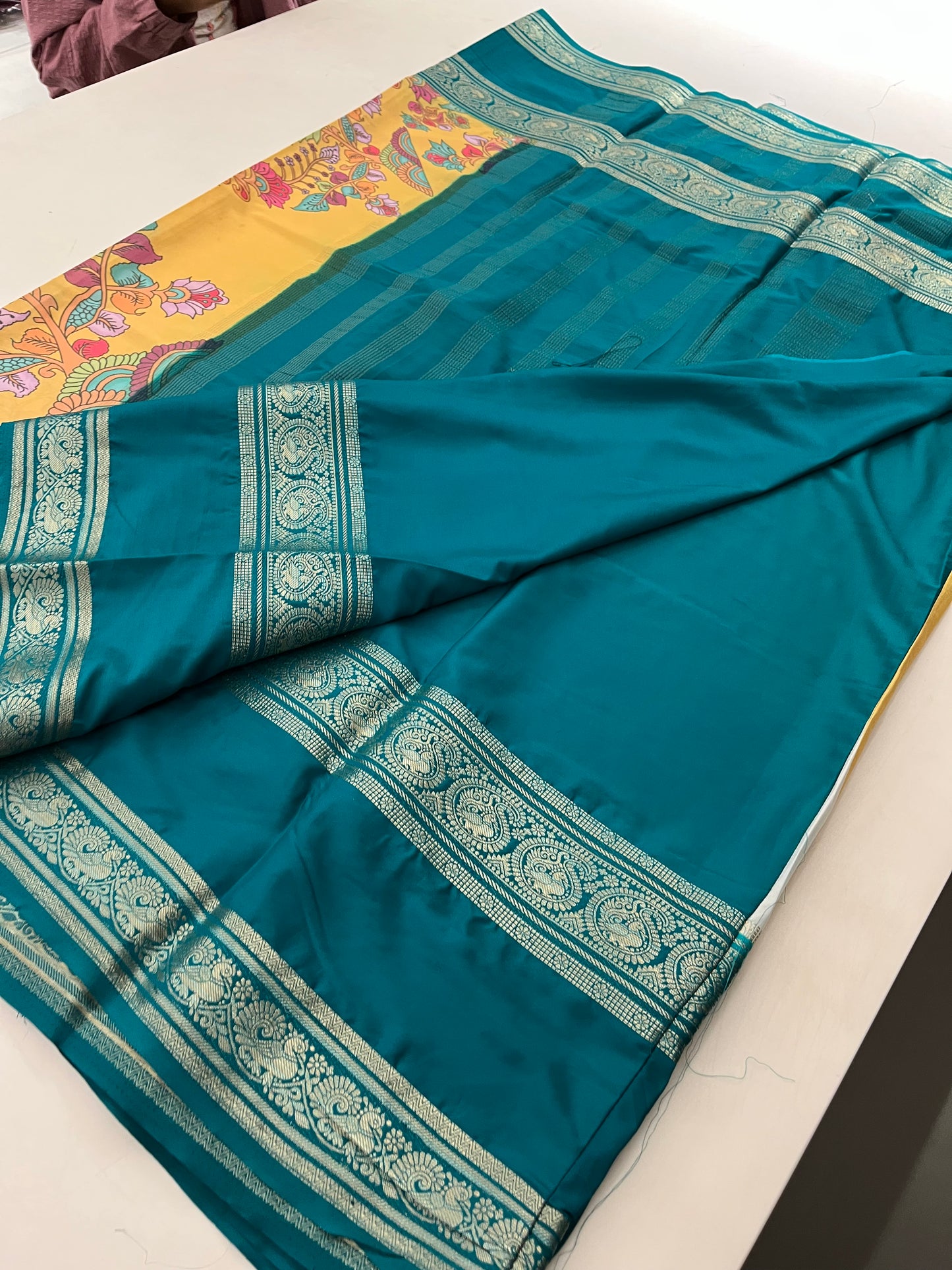 Ju10 Printed Semi Mysore Silk