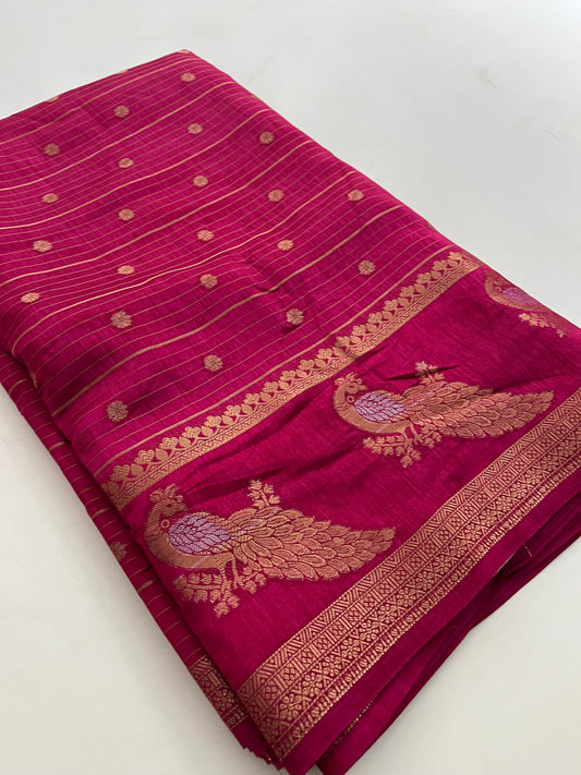 Tussar Fancy saree