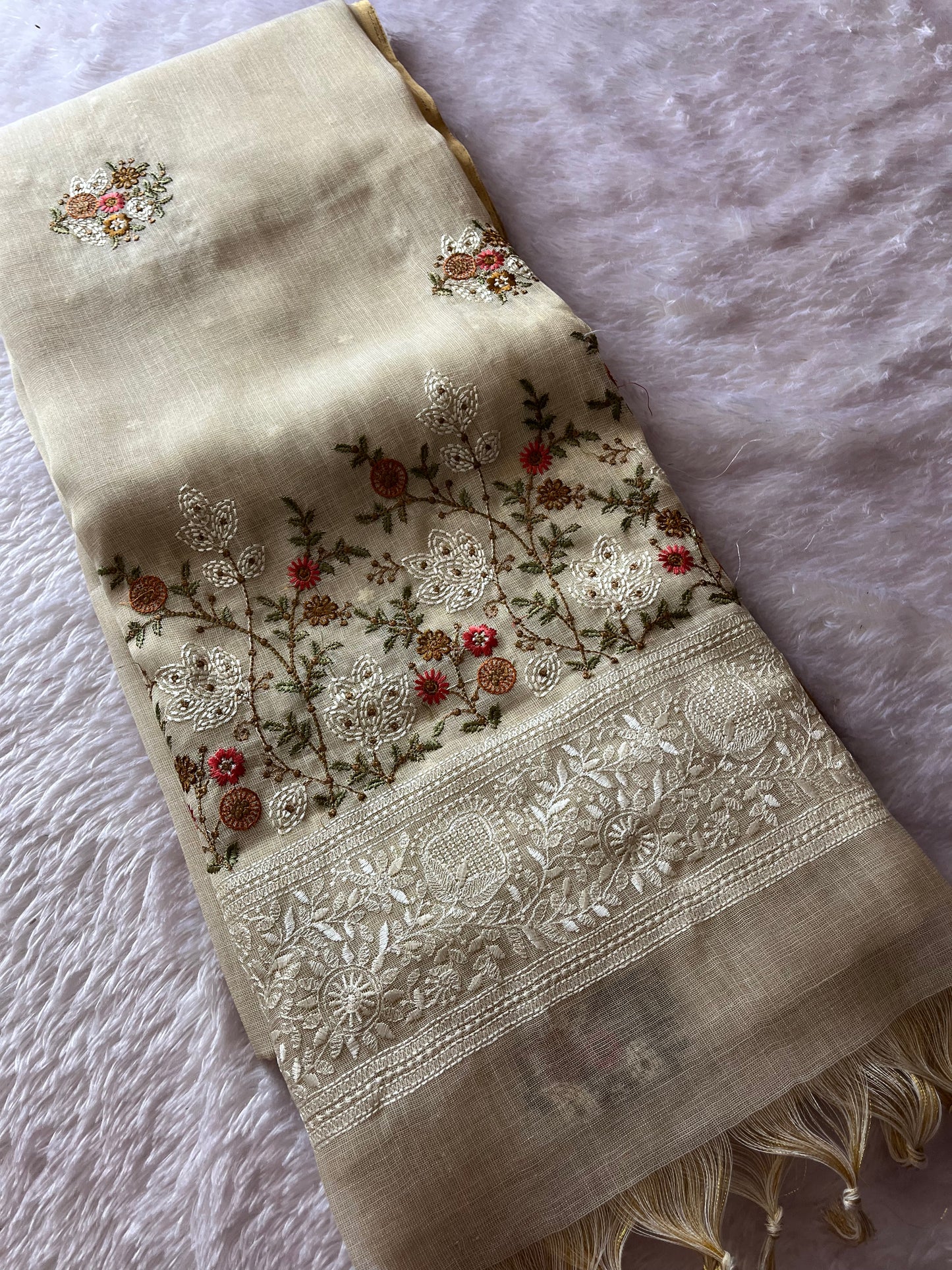 Linen Designer Embroidery