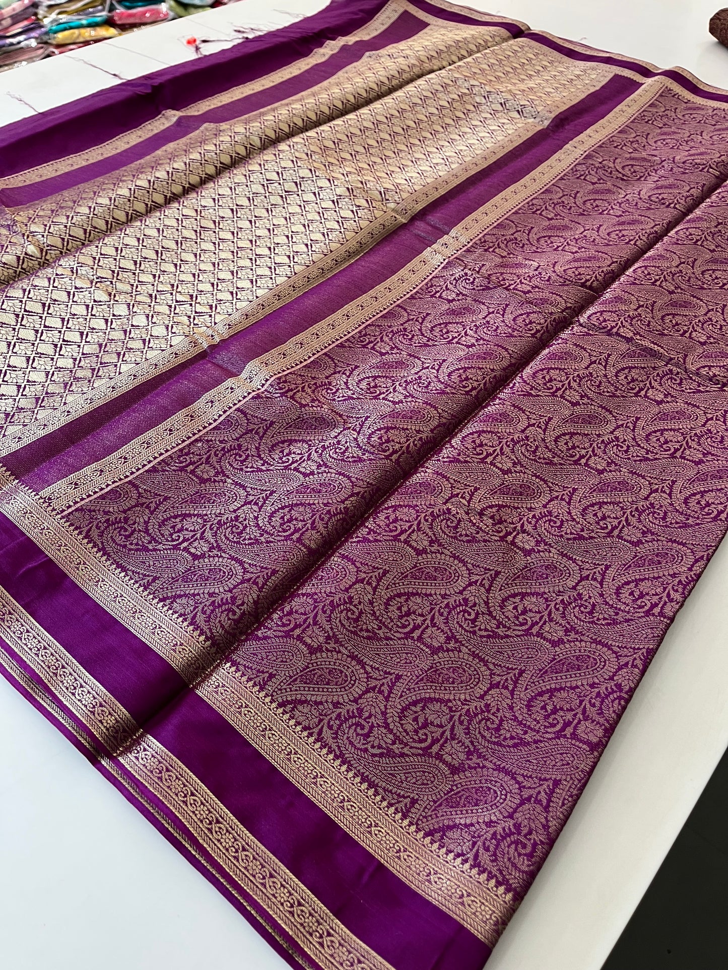 Banarasi brocade soft silk