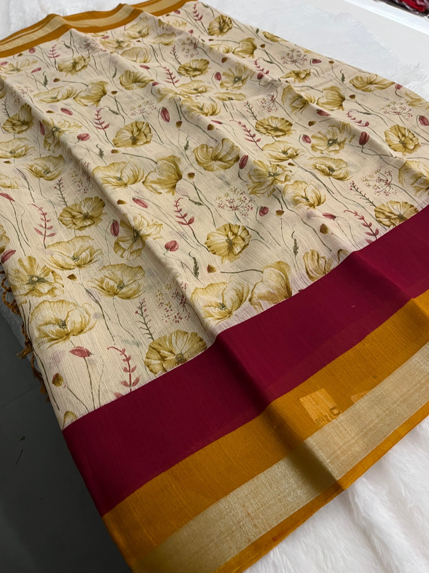 M10 linen chiffon