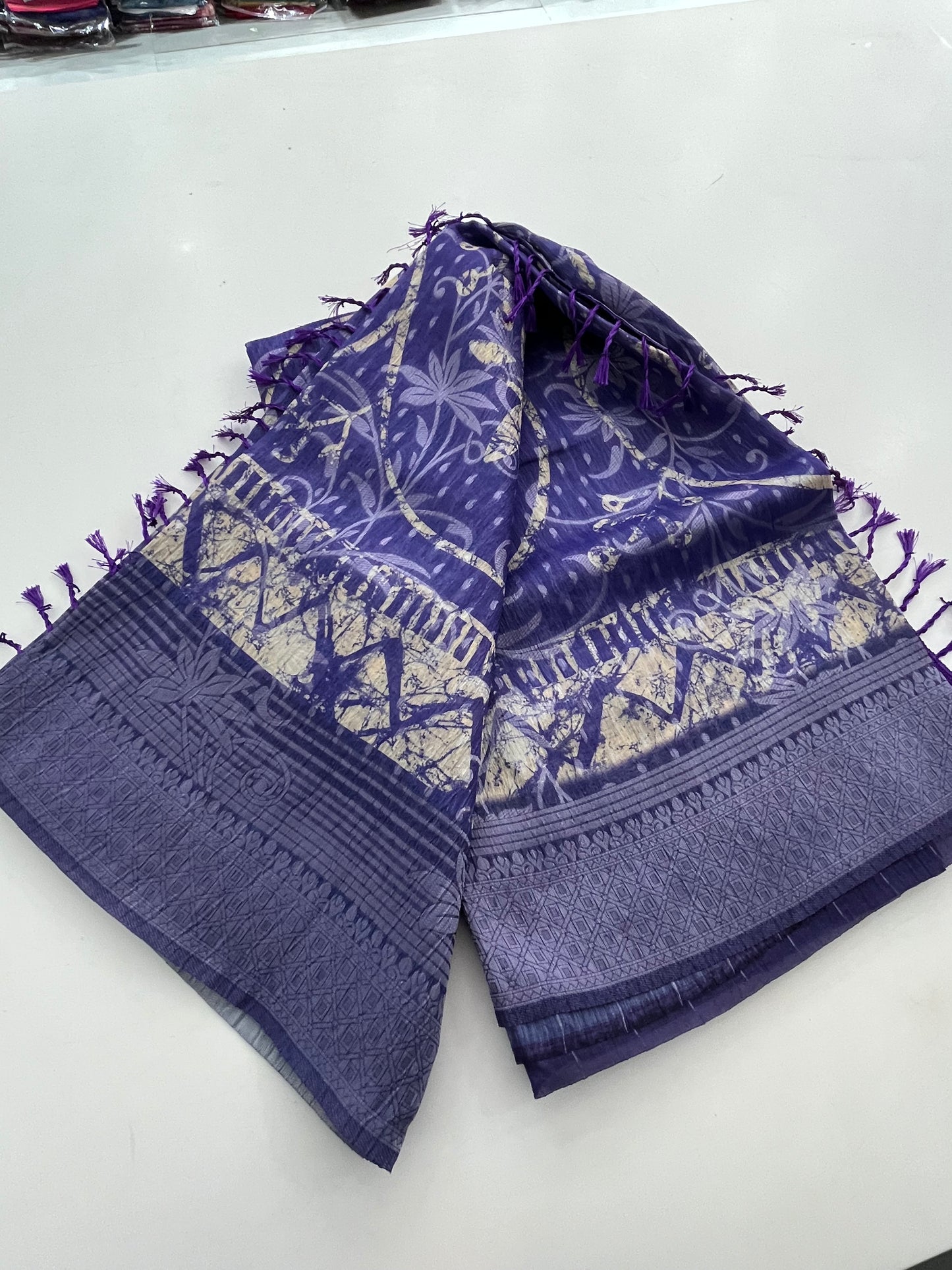 Printed Tussar Fancy
