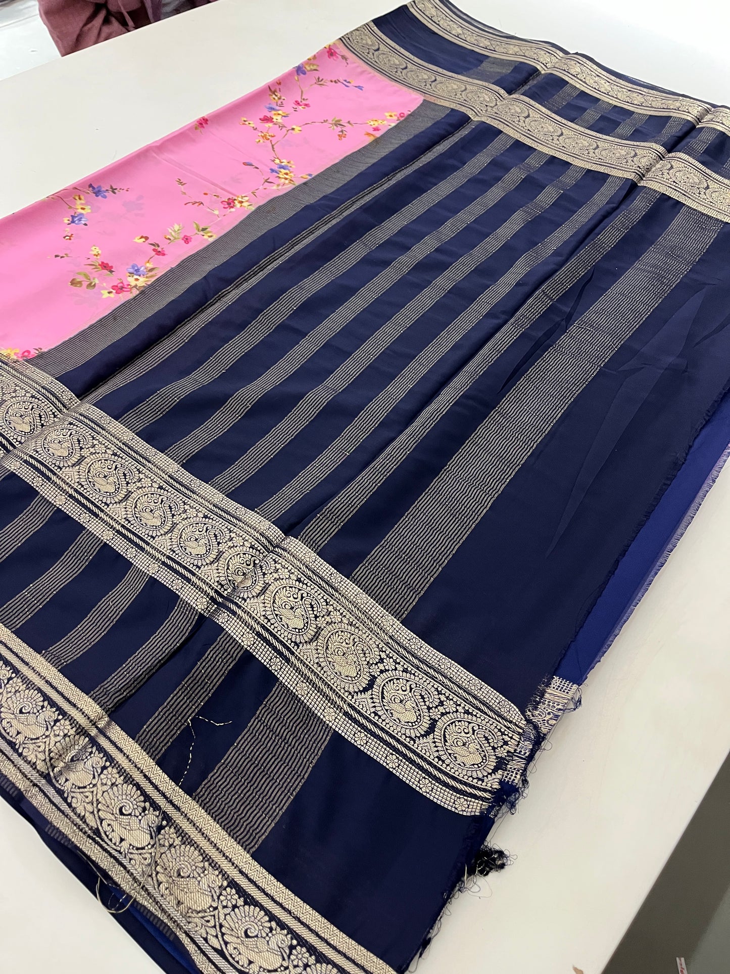 Ju10 Printed Semi Mysore Silk