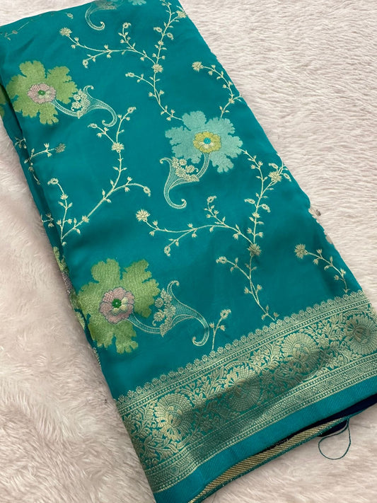 Banarasi Fancy Crape Saree -M19
