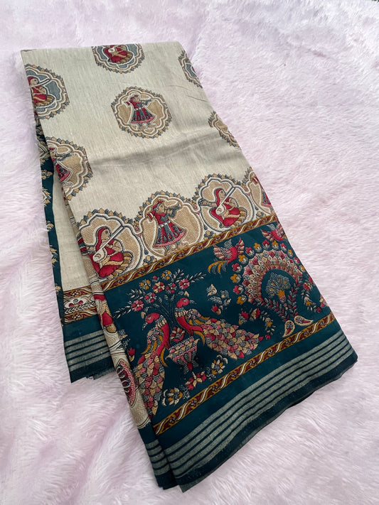 Crape chiffon printed